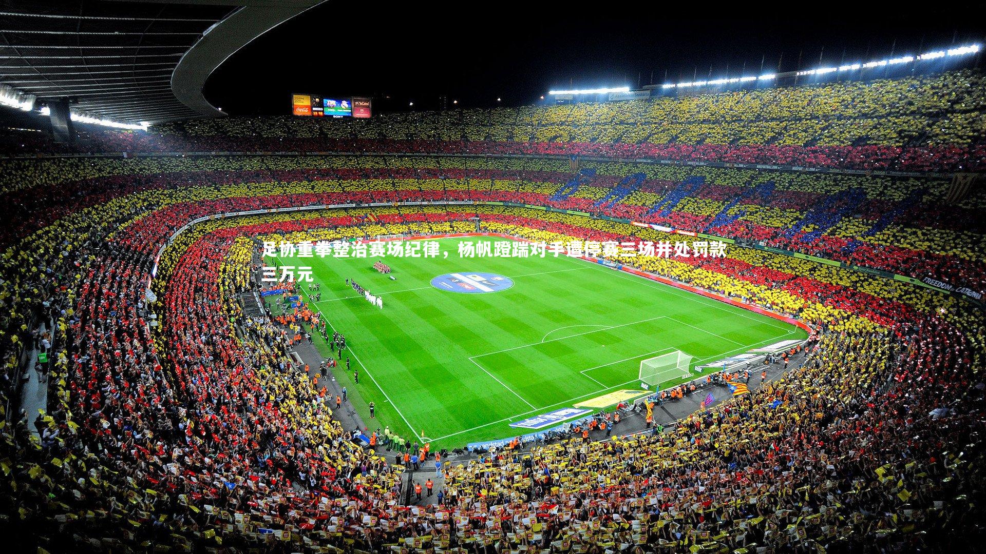 足协重拳整治赛场纪律,杨帆蹬踹对手遭停赛三场并处罚款三万元